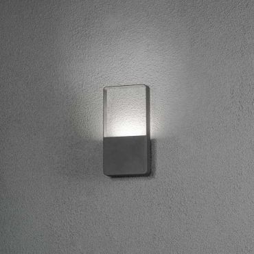 Konstsmide Matera - applique murale extérieure - 12,5 x 5,5 x 24,5 cm - LED 6W inclus - IP54 - anthracite