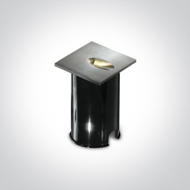 ONE Light Indoor/Outdoor Dark Light Wall Recessed - applique murale encastrée - 7 x 4,5 x 7 cm - 3W LED inclus - IP54 - aluminium