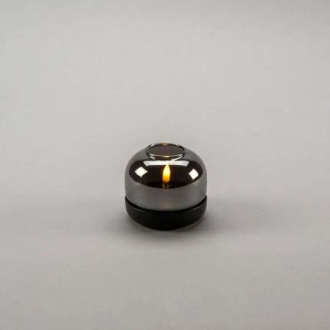 Konstsmide - bougie décorative à piles - Ø 8,5 x 7,5 cm - noir