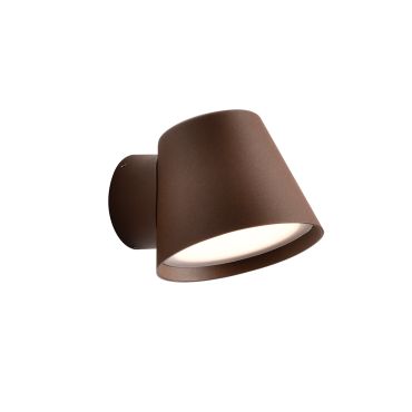 VK Lighting Kupo - applique murale extérieure - Ø 11,5 x 11,4 cm - IP65 - Brun rouille