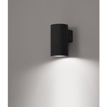 Nova Luce Alp - applique murale - 7 x 5,5 x 10 cm - 10W LED inclus - IP65 - noir