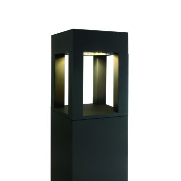 ONE Light Cage Light I - lampe de jardin - 16 x 16 x 60 cm - 22W LED inclus - IP65 - anthracite - couleur de lumière blanche