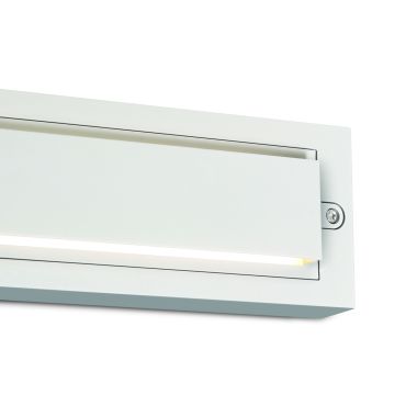ONE Light Outdoor Wall Bricks II - applique murale extérieure - 25,5 x 9 x 4 cm - 6W LED inclus - IP65 - blanc