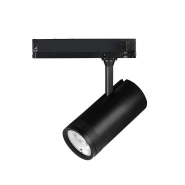 Nova Luce Kors - Spot sur rail triphasé - Ø 8,5 x 18 cm - 38W LED inclus - noir sable