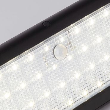 Searchlight Mola - Applique d'extérieur avec capteur solaire - 21 x 10,5 x 9 cm - 5W LED inclus - IP44 - anthracite