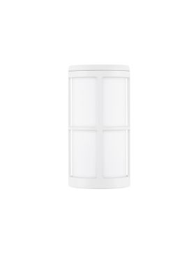 Nova Luce Stone - applique murale extérieure - Ø 12 x 23 x 15 cm - IP54 - blanc sablé