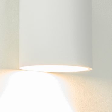 Artdelight Brody - applique murale - Ø 7,2 x 11 cm - 4W LED inclus - IP54 - blanc