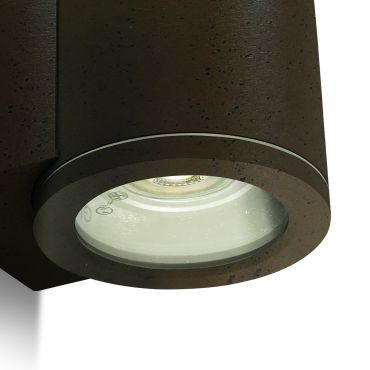 ONE Light - applique d'extérieur - Ø 8 x 9 cm - IP54 - brun rouille