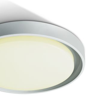 ONE Light Outdoor Project - plafonnier extérieur - Ø 34 x 5 cm - 30W LED inclus - IP54 - blanc