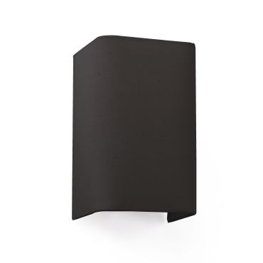 Faro Cotton - applique murale - 12 x 10 x 20 cm - noir mat