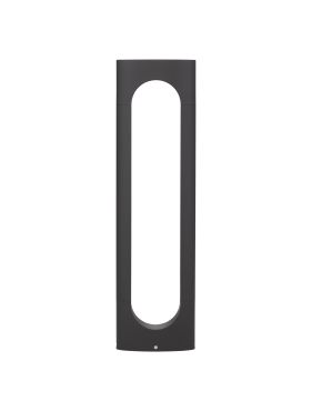 Nova Luce Portal - lampe de jardin - 17,8 x 65 x 6,9 cm - 14W LED inclus - IP54 - anthracite foncé