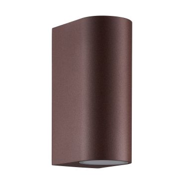 Nordlux Dion Double - applique murale extérieure - 6,6 x 16,2 cm - IP44 - rusty