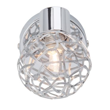 Brilliant Virgo - spot - 16 x 13 cm - chrome