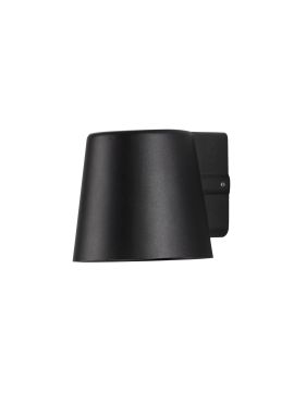 Nova Luce Ovi - applique murale extérieure - Ø 10 x 9 x 11 cm - IP54 - noir sablé