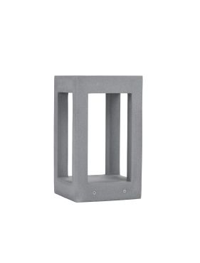 Nova Luce Bev - applique murale extérieure - 20 x 35 x 20 cm - 5W LED inclus - IP65 - gris