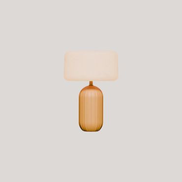 New Garden Phoebe 45 - lampe de table rechargeable à énergie solaire et à batterie avec télécommande - Ø 27,8 x 40,7 cm - RGB + blanc 5W LED inclus - IP65 - jaune moutarde