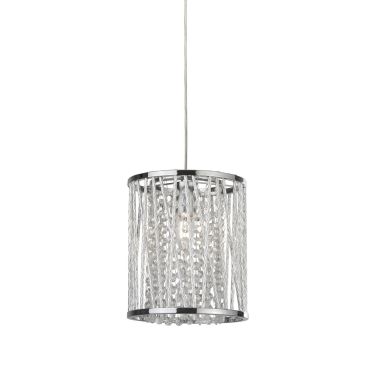 Searchlight Elise - lampe suspendue - Ø 21 x 145 cm - chrome