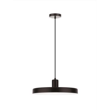 Nova Luce Chioto - lampe suspendue - Ø 36 x 120 cm - noir
