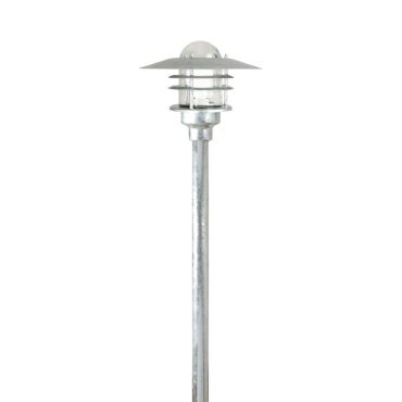 Nordlux Agger - lampe de jardin - Ø 26 x 83 cm - IP54 - acier galvanisé
