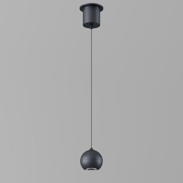 Artdelight Miami - suspension - Ø 10 x 218 cm - 10W dimmable LED inclus - noir
