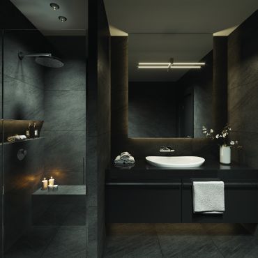 Maxlight Longbeam - lumière miroir - 90 x 7,5 x 7,5 cm - 9W LED inclus - IP54 - blanc