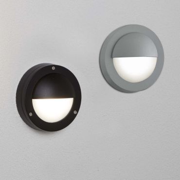 Searchlight Cardiff - applique murale extérieure - 14 x 14 cm - 3W LED inclus - IP44 - noir