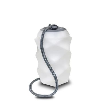 New Garden Bita - lampe rechargeable télécommandée - Ø 17,8 x 30 cm - inclus LED - IP65 - gris - RGB + couleur de lumière blanche