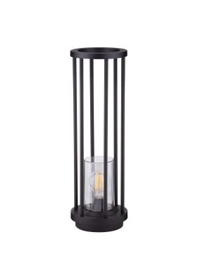 Nova Luce Elysium - lampe de jardin - Ø 16 x 50 cm - IP65 - anthracite foncé