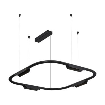 VK Lighting Core - lampe suspendue - 62,8 x 62,8 x 156,8 cm - 25W dimmable LED inclus - noir