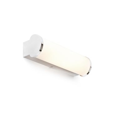 Faro Danubio - applique murale - 28,5 x 8 x 9 cm - 9W LED inclus - IP44 - chrome brillant