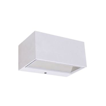Lutec Gemini - Applique d'extérieur - 14 x 9 x 6 cm - 10,5W LED inclus - IP54 - blanc