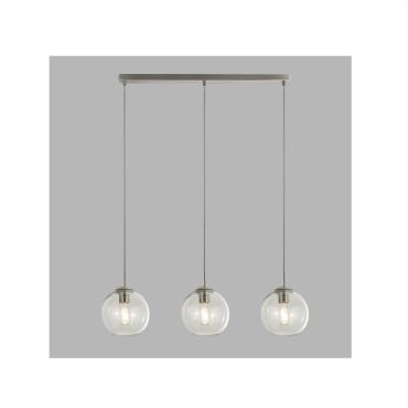 Searchlight Pendants - lampe suspendue - 80 x 20 x 150 cm - argent satiné