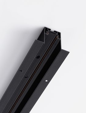 Nova Luce Buxton L - profilé magnétique encastré - 200 x 8,1 x 6,1 cm - noir