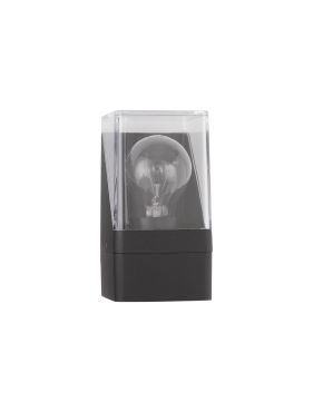 Nova Luce Selena - applique murale extérieure - 8,5 x 16  x 9,8 cm - IP65 - anthracite foncé