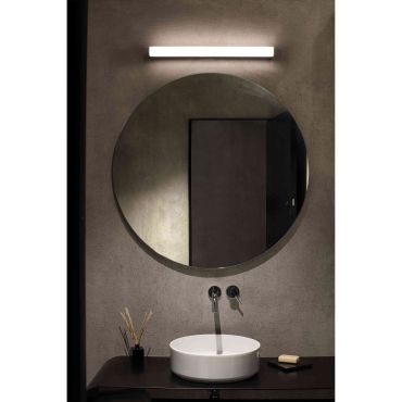 Faro Nilo - applique murale - 90 x 6 x 4 cm - 18W LED inclus - IP44 - noir mat