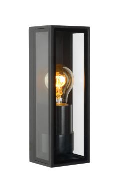 Lucide Dukan - applique d'extérieur - 8,6 x 9 x 25,8 cm - IP65 - noir
