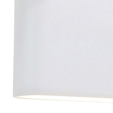 Nova Luce Soho - applique murale extérieure - 18,5 x 3 x 10 cm - 2 x 5W LED inclus - IP54 - blanc