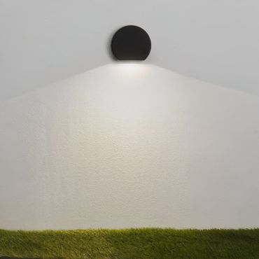 Nova Luce Sango - applique murale extérieure - 10 x 8,5 x 3,5 cm - 4W LED inclus - IP54 - noir sablé