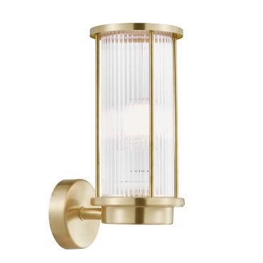 Nordlux Linton - applique d'extérieur - 9,5 x 13 x 29,8 cm - IP54 - laiton