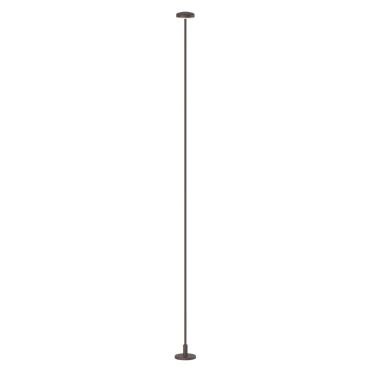 VK Lighting Jade - borne de jardin incl. pied et piquet de terre - Ø 7 x 113,4 cm - LED 1W inclus - IP65 - brun rouille
