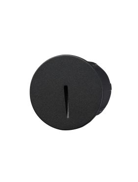 Nova Luce Aizen - applique encastrée - Ø 7 x 6,5 cm - 3W LED inclus - IP54 - anthracite foncé