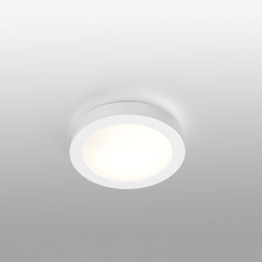 Faro Logos - plafonnier - Ø 27 x 9 cm - IP44 - blanc mat