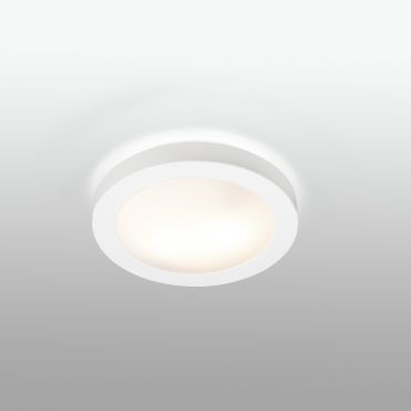 Faro Logos - plafonnier - Ø 35 x 10 cm - IP44 - blanc mat