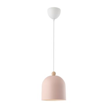 Nordlux Gaston - lampe suspendue - Ø 20 x 200 cm - rose poudré