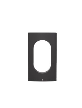Nova Luce Portal - lampe de jardin - 17,8 x 30 x 6,9 cm - 14W LED inclus - IP54 - anthracite foncé