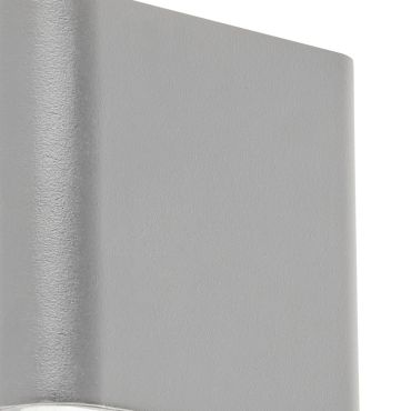 Searchlight Hilperton - Applique d'extérieur - 11,5 x 9 cm - 6W LED inclus - IP44 - gris