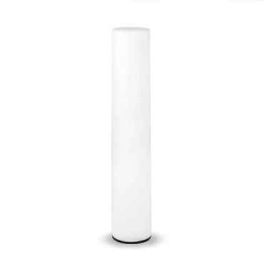 New Garden Fity 160 - lampadaire d'extérieur - Ø 19 x 160 cm - 20W LED inclus - IP65 - blanc - couleur de lumière blanc chaud