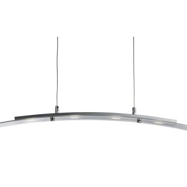 Searchlight LED Bar Lights - lampe suspendue - 80 x 8 x 150 cm - 20W LED dimmable inclus - silver