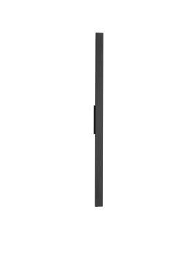 Nova Luce Doul - applique murale extérieure - 5,3 x 121 x 6 cm - 20W LED inclus - IP65 - noir sablé