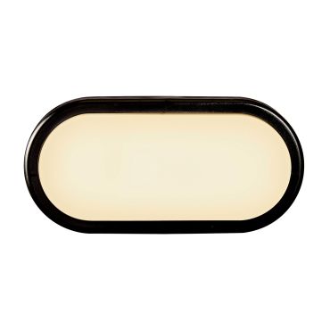 Nordlux Cuba Outdoor Energy Oval - applique et plafonnier - 20,5 x 10 x 4,3 cm - 6,5W LED inclus. - IP54 -  noir